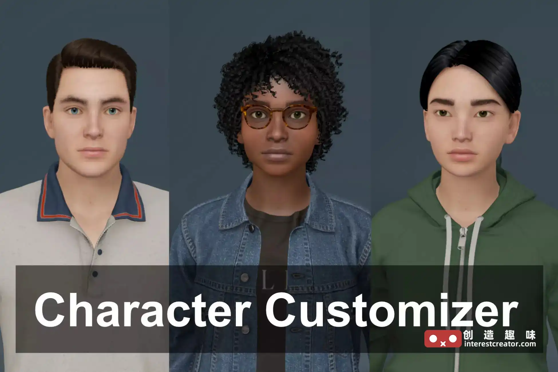 Character Customizer : Unity 角色定制系统插件 Character Customizer : Unity 角色定制系统插件