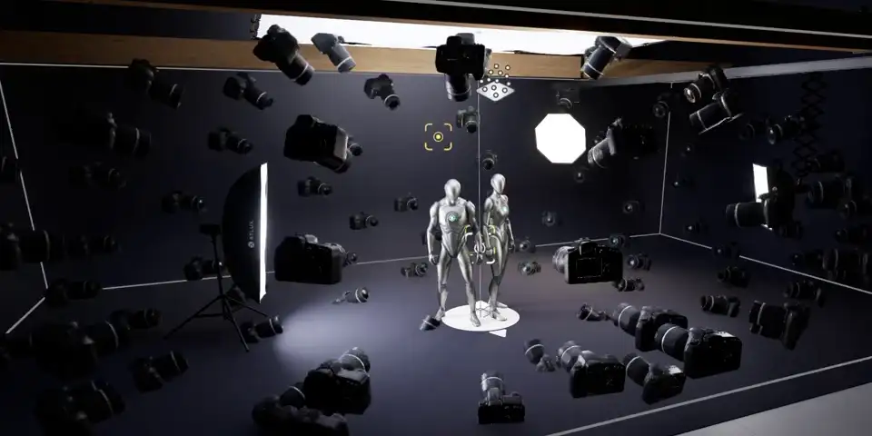 Atlux λ 2.1 发布:新增 Live 独立运行功能,UE5 虚拟摄影棚与 3D 扫描利器 1 Altux Lambda 2 虚拟3D扫描工作室