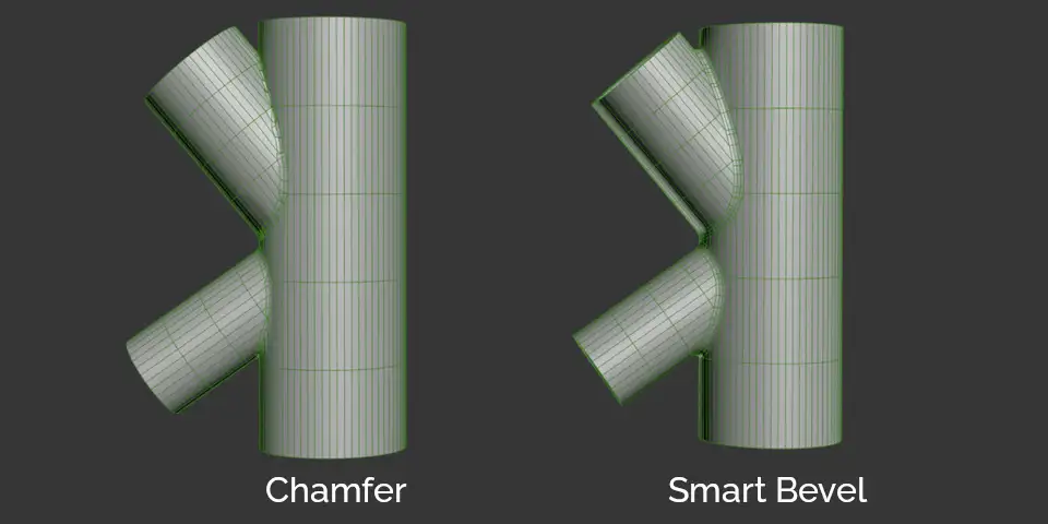 3ds Max 2027 智能倒角效果