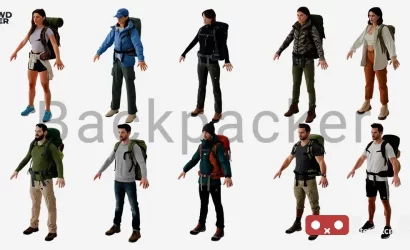 Crowd Mixer v2.0.1 :Blender 人群生成与预设管理插件 8 Crowd Mixer 6