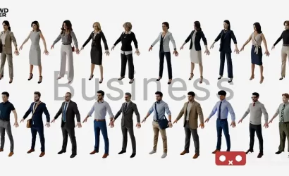 Crowd Mixer v2.0.1 :Blender 人群生成与预设管理插件 6 Crowd Mixer 8