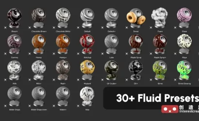 Fluid Painter v1.4.2 :Blender 流体绘制与几何节点插件 2 Fluid Painter 2