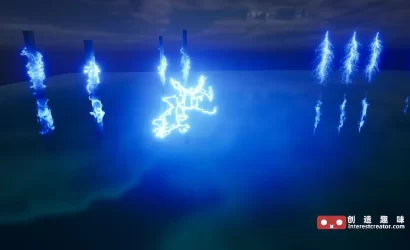 Lightning & Electric Effect Alembics Pack:虚幻引擎电影级三维闪电与电流特效包 6 Lightning Electric Effect Alembics 11