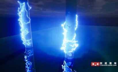 Lightning & Electric Effect Alembics Pack:虚幻引擎电影级三维闪电与电流特效包 11 Lightning Electric Effect Alembics 6