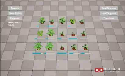 Planting system :虚幻引擎模块化种植与动态植物生长系统插件 2 Planting System 2