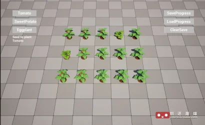 Planting system :虚幻引擎模块化种植与动态植物生长系统插件 5 Planting System 4