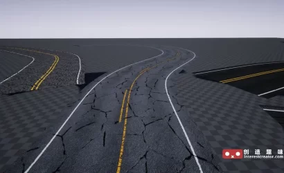 Roads n Streets :虚幻引擎道路与街道 Substance 材质资产包 8 Roads N Streets 10