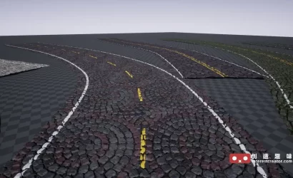 Roads n Streets :虚幻引擎道路与街道 Substance 材质资产包 5 Roads N Streets 13