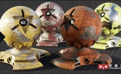 Sanctus Library v3.4.16 :Blender 程序化材质与资产库 2 Sanctus Library Procedural Materials 14