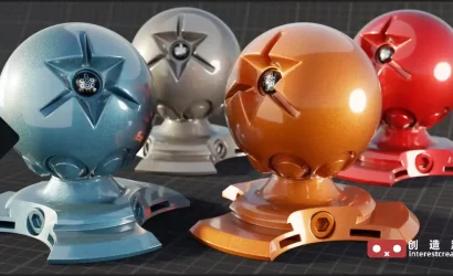 Sanctus Library v3.4.16 :Blender 程序化材质与资产库 13 Sanctus Library Procedural Materials 24