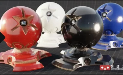 Sanctus Library v3.4.16 :Blender 程序化材质与资产库 12 Sanctus Library Procedural Materials 26