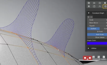 Surface Diagnostics v1.4.5 :Blender 技术曲面诊断与曲率分析工具 4 Surface Diagnostics 5