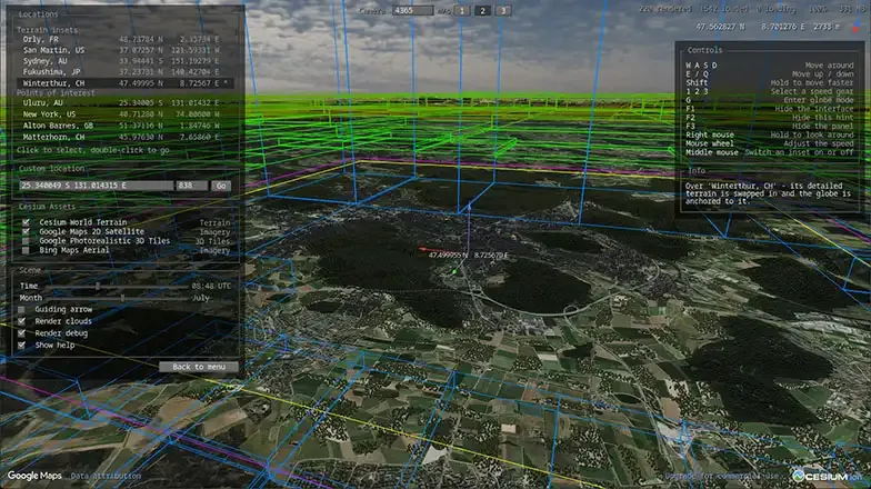 Cesium 3D Tiles 流式加载 Cesium 3D Tiles 的流式加载效果