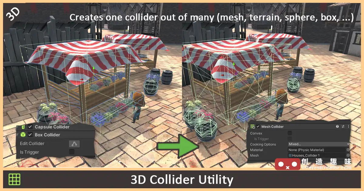 3D Collider Utility 2 – Merge And Combine_1