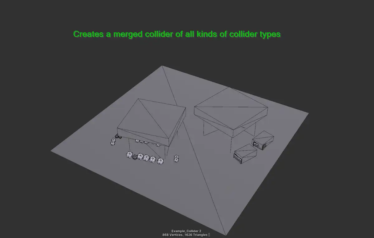 3D Collider Utility 2:Unity 碰撞体合并与凸包生成工具 5 3D Collider Utility 2 – Merge And Combine_3