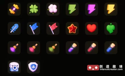 3D Icons - Game Basic1:Unity 低多边形 RPG 游戏图标资源包 11 3D Icons Game Basic1 14