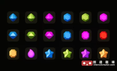 3D Icons - Game Basic1:Unity 低多边形 RPG 游戏图标资源包 10 3D Icons Game Basic1 15