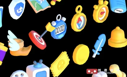 3D Icons - Game Basic1:Unity 低多边形 RPG 游戏图标资源包 2 3D Icons Game Basic1 8