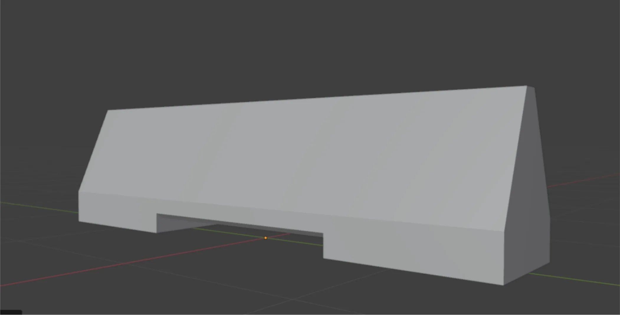 Blender 里的基础形状 在 Blender 中定好整体比例与壁厚的基础形状,避免后续缩放与网格密度问题