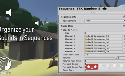 Ambient Sounds v1.2.19 :Unity 交互式环境音效与声音景观系统 8 Ambient Sounds Interactive Soundscapes For Unity 6 3