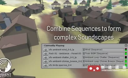 Ambient Sounds v1.2.19 :Unity 交互式环境音效与声音景观系统 7 Ambient Sounds Interactive Soundscapes For Unity 6 4