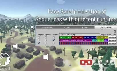 Ambient Sounds v1.2.19 :Unity 交互式环境音效与声音景观系统 3 Ambient Sounds Interactive Soundscapes For Unity 6 8