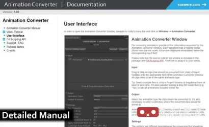 Animation Converter v1.03p01 :Unity 动画剪辑类型转换与复用工具 5 Animation Converter 4