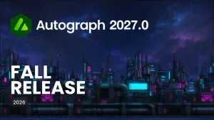 Autograph 2027.0 版本主视觉 Autograph 2027.0 主视觉:霓虹灯城市夜景